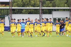 Đội tuyển Việt Nam tự tin chuẩn bị trên đất Thái Lan. Ảnh: MINH HOÀNG