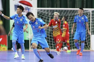 Niềm vui của các cầu thủ Kardiachain Sài Gòn FC sau khi tìm lại cảm giác chiến thắng. Ảnh: Thanh Đình