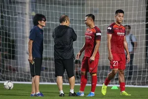 Trọng Hoàng bình phục chấn thương là tín hiệu vui cho ông Park. Ảnh: MINH HOÀNG