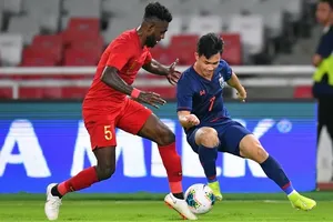 Chupachok đóng vai người hùng trong chiến thắng của Thái Lan. Ảnh Changsuek