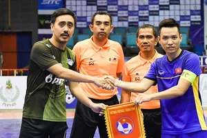 Đội tuyển futsal Việt Nam hoàn tất 2 trận tập huấn tại Thái Lan. Ảnh: Đoàn Nhật