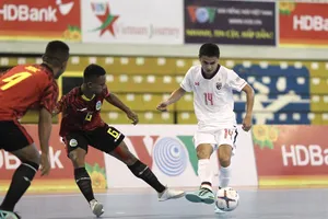 Thái Lan quá mạnh so với Timor Leste. Ảnh: Anh Trần