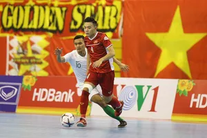 Việt Nam và Indonesia bất phân thắng bại. Ảnh: Dũng Phương