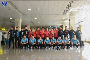 Thái Sơn Nam đang là ĐKVĐ của giải futsal Cúp Quốc gia. Ảnh: TSNFC