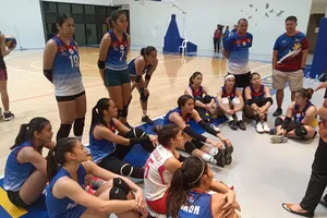 Đội tuyển Philippines tập luyện chuẩn bị cho SEA Games 30.