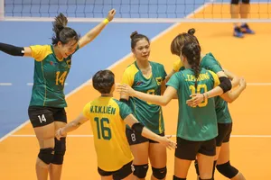 VTV Bình Điền Long An giành chiến thắng đầu tiên tại vòng 1. Ảnh: DŨNG PHƯƠNG 