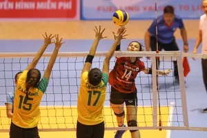 Vi Thị Như Quỳnh (14) là gương mặt trẻ triển vọng của bóng chuyền Ngân hàng Công thương. Ảnh: DŨNG PHƯƠNG