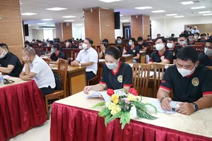 Lớp tập huấn HLV MMA tại TPHCM. Ảnh: VMMAF