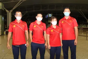 Đội tuyển cử tạ Việt Nam tự tin tại Olympic Tokyo 2020. Ảnh: Q.LƯỢNG