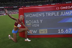 Kỷ lục gia Yulimar Rojas.