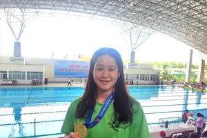 VĐV Phạm Thị Vân của bơi lội Thanh Hoá.