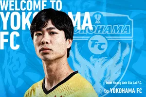 CLB Yokoyama chia sẻ hình ảnh Công Phượng trên trang chính thức của đội bóng này