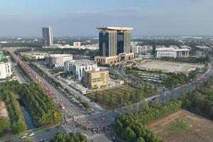 Thành phố mới Bình Dương, điểm hẹn quen thuộc của nhiều giải Việt đã, đua xe đạp trong thời gian qua