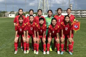 Đội hình xuất phát của U17 nữ Việt Nam