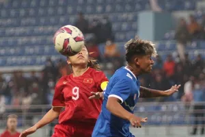 Huỳnh Như và các đồng đội vượt qua Nepal ở vòng loại thứ nhất