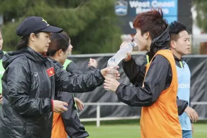 Các tuyển thủ Việt Nam sẵn sàng vào vạch xuất phát