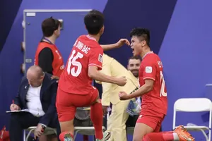 Đội tuyển Việt Nam gây bất ngờ với 2 bàn thắng ở hiệp 1