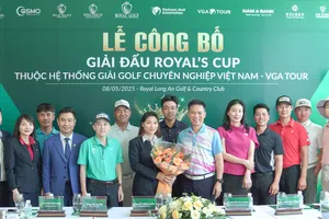 Công bố ra mắt giải golf chuyên nghiệp Royal’s Cup 2025 sáng 8-5. 