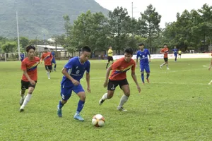 Chia điểm với U21 PVF ở lượt trận thứ 3, đội U21 TPHCM giành vé vào tứ kết. Ảnh: TRÚC GIANG