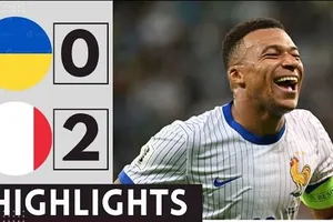Ukraine vs Pháp 0-2: Barcola kiến tạo, Olise nhẹ nhàng mở bàn, Tchouameni bấm bóng, Mbappe chốt hạ chiến thắng thuyết phục