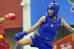 Thu Thủy là võ sĩ chủ lực của đội tuyển wushu Việt Nam hiện nay.