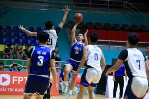 Trận đấu giữa Gia Lai và Đà Nẵng. Ảnh: TRÚC GIANG 