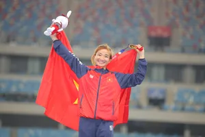 Tuyển thủ Nguyễn Thị Oanh. Ảnh: DŨNG PHƯƠNG