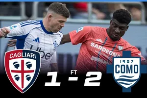 Cagliari vs Como 1-2: Martin Baturina mở tỷ số, Sebastiano Esposito gỡ hòa, Lucas Da Cunha sút xa siêu phẩm chốt hạ chiến thắng
