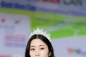 Hoa khôi Back Chaelim của Cúp VTV9-Bình Điền 2026. Ảnh: DŨNG PHƯƠNG