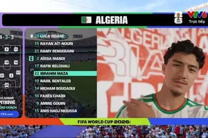 Tuyển thủ Algeria gốc Việt Ibrahim Maâz.