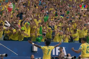 Cổ động viên của đội tuyển Brazil tại World Cup 2026.