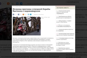 Truyền thông Nga đánh giá cao công tác chống dịch của Việt Nam