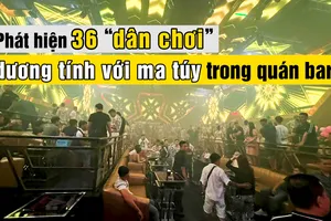 Phát hiện 36 “dân chơi” dương tính với ma túy trong quán bar