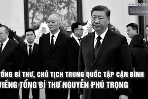 Tổng Bí thư, Chủ tịch Trung Quốc Tập Cận Bình viếng Tổng Bí thư Nguyễn Phú Trọng