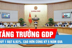 Podcast bản tin trưa 6-4: Tăng trưởng GDP quý 1 đạt 6,93%, cao hơn cùng kỳ 5 năm qua