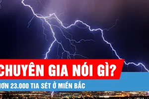 Podcast bản tin tối 25-4: Hơn 23.000 tia sét ở miền Bắc: Chuyên gia nói gì?