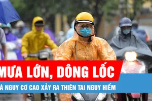 Cảnh báo mưa lớn, lốc xoáy và gió giật mạnh tại nhiều khu vực