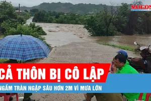 Podcast bản tin tối 11-6: Ngầm tràn ngập sâu hơn 2m, cả thôn bị cô lập