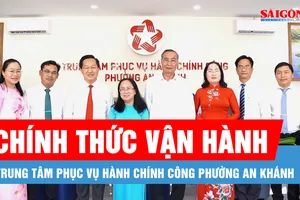 Trung tâm Phục vụ hành chính công phường An Khánh chính thức vận hành