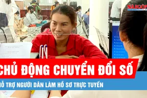 Các xã ngoại thành TPHCM chủ động chuyển đổi số, hỗ trợ người dân làm hồ sơ trực tuyến