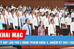 Khai mạc kỳ họp lần thứ 2 HĐND TPHCM khóa X, nhiệm kỳ 2021-2026