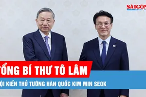 Tổng Bí thư Tô Lâm hội kiến Thủ tướng Hàn Quốc Kim Min Seok