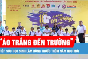 “Áo trắng đến trường” tiếp sức học sinh Lâm Đồng trước thềm năm học mới