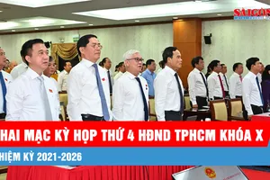 Khai mạc kỳ họp thứ 4 HĐND TPHCM khóa X, nhiệm kỳ 2021-2026