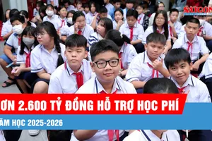 TPHCM đề xuất chi hơn 2.600 tỷ đồng hỗ trợ học phí năm học 2025-2026