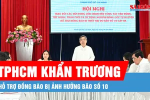 TPHCM khẩn trương hỗ trợ đồng bào bị ảnh hưởng bão số 10