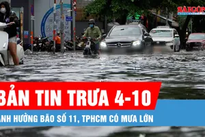 Bản tin trưa 4-10: Hiểm họa chực chờ do mưa bão chồng mưa bão
