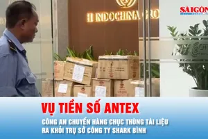 Podcast bản tin trưa 8-10: Công an vận chuyển hàng chục thùng carton tài liệu tại trụ sở công ty Shark Bình
