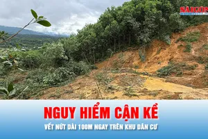 Podcast bản tin 17 GIỜ 4-11: Nguy hiểm cận kề, xuất hiện vết nứt dài 100m ngay trên khu dân