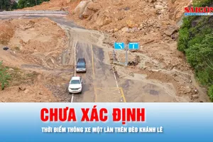 Podcast bản tin 17 giờ 28-11: Chưa xác định thời điểm thông xe một làn trên đèo Khánh Lê